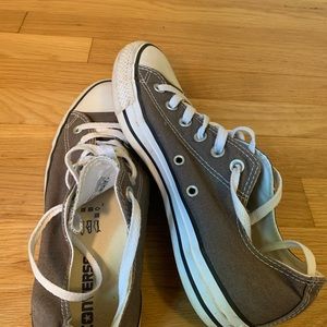 Gray Low Top Converse